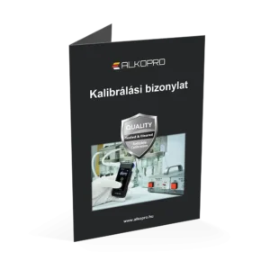 Kalibrálási bizonylat